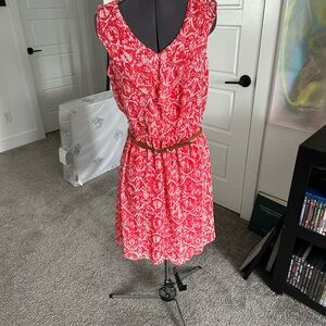 Alyx Pink Sleeveless V-Neck Sundress